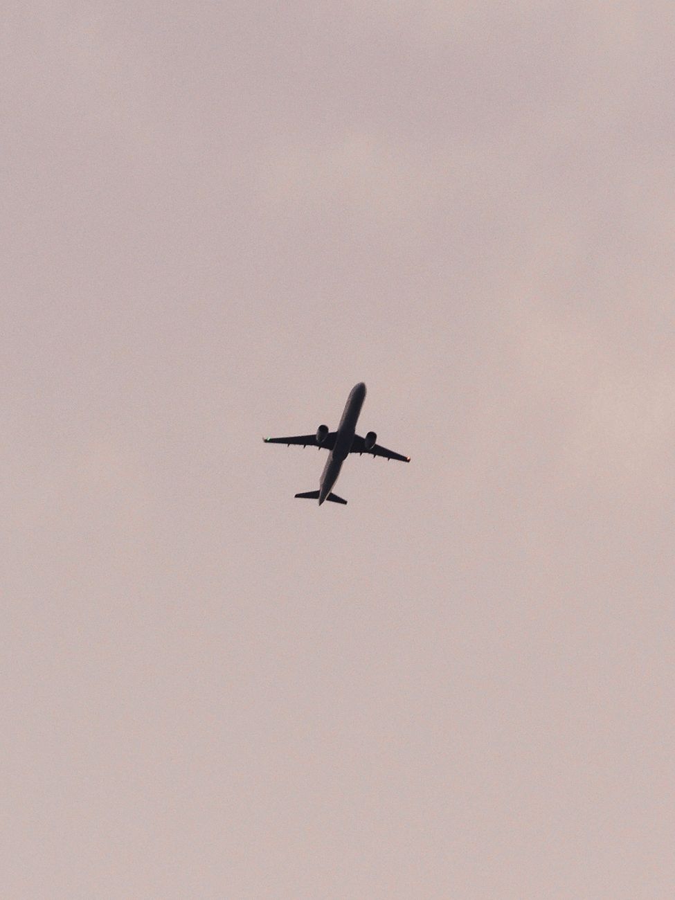 a plane flying in the sky
